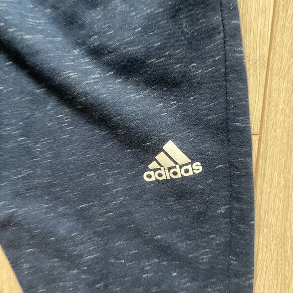 Adidas Sweatpants Men's Size Small Navy Blue Space Dye Training Outdoor Comfy - Picture 3 of 10
